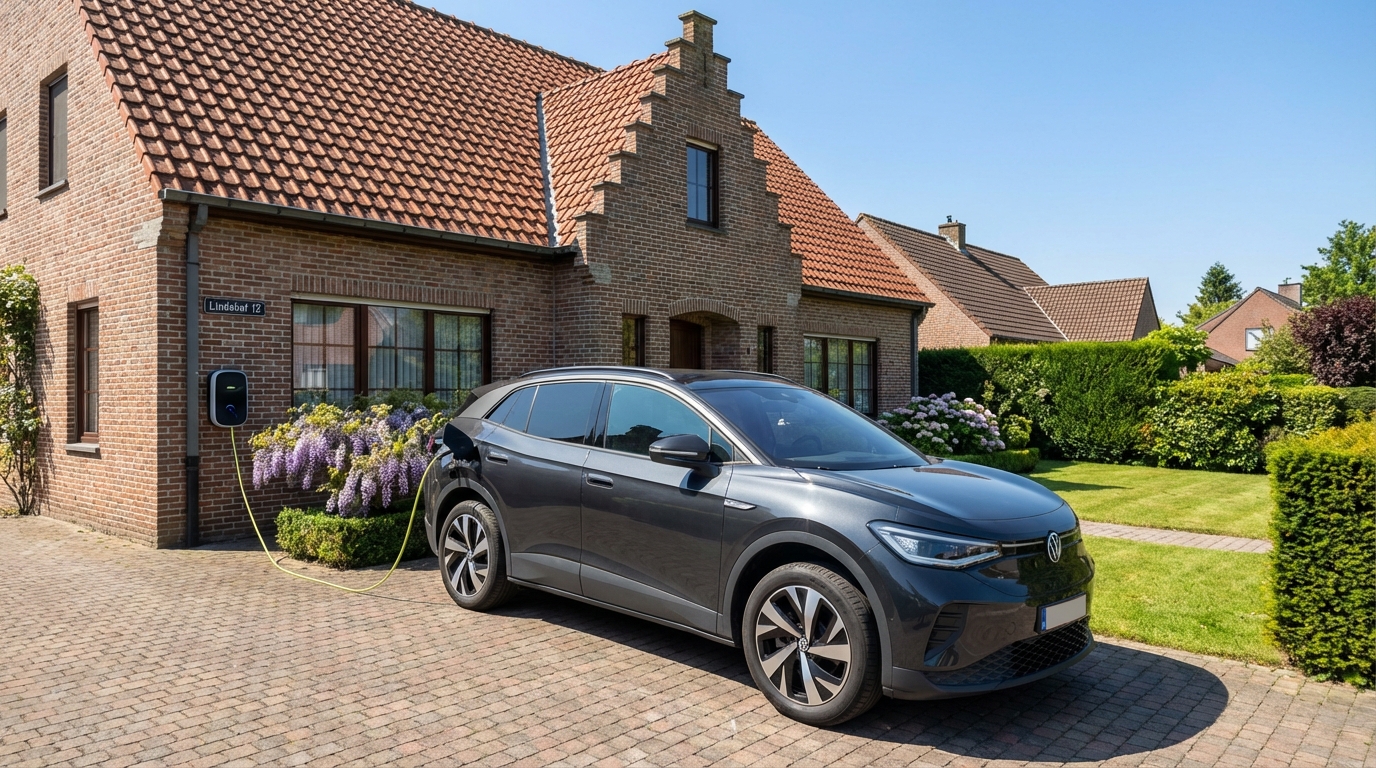 Laadpaal in Sint-Gillis